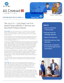 Legal Industry, Certilman, Balin, Adler, Hyman, case study, Konica-Minolta, (Dealership Name)