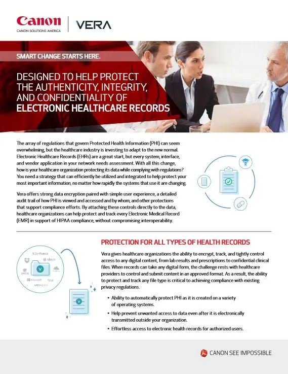 EMR, Canon, Electronic Medical Records, vera, (Dealership Name)