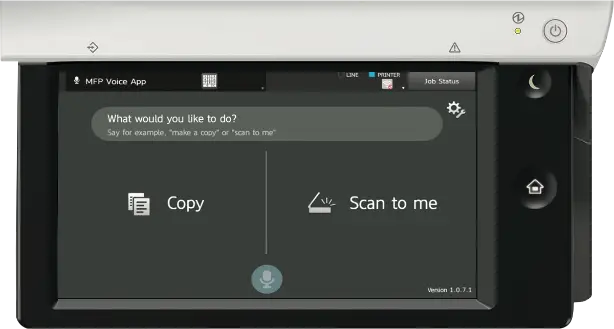 Mfp Voice Screen, Sharp, (Dealership Name)