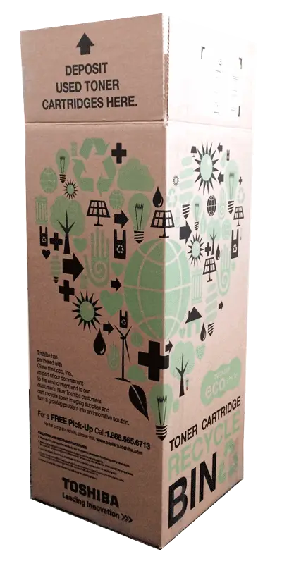 Recycling Box, Toshiba, (Dealership Name)
